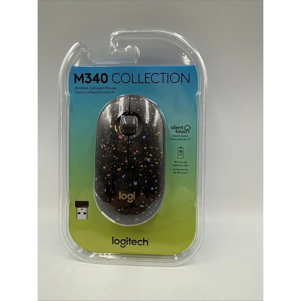 Logitech Wireless Mouse - M340 - Design Collection (Speckles)